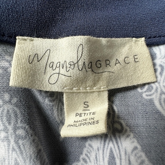 MAGNOLIA GRACE | NWOT ALHAMBRA HALTER NECK DRESS EMBROIDERED TRIM | SMALL - Picture 10 of 11